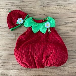 Adorable Toddler Strawberry Halloween Costume